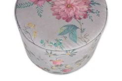 Stool High Fleur Grandeur Khaki 9 Stool High Fleur Grandeur Khaki -Home Comprehensive-PIP Studio pip 001 k m 01 vs pip poef fleur grandeur khaki medium detail