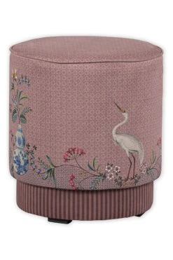 Stool High Jolie Pink -Home Comprehensive-PIP Studio pip 002 p m 01 vs pip poef jolie roze medium