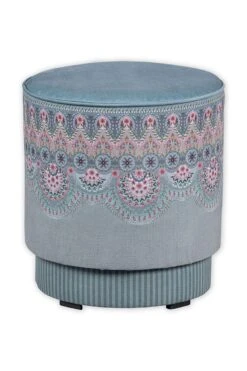 Stool High Majorelle Blue -Home Comprehensive-PIP Studio pip 003 b m 01 vs pip poef majorelle blauw medium