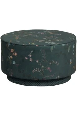 Stool Low Kawai Flower Green 5 Stool Low Kawai Flower Green -Home Comprehensive-PIP Studio pip 005 g l 01 pip poef kawai flower groen large