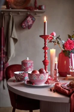 Flower Festival Bowl Dark Pink 15 Cm -Home Comprehensive-PIP Studio pip fw22 044 1