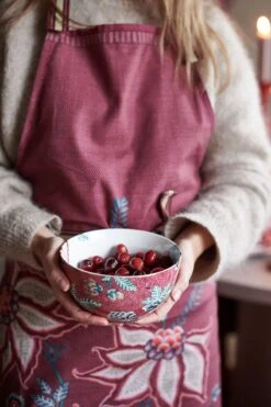 Flower Festival Bowl Dark Pink 15 Cm -Home Comprehensive-PIP Studio pip fw22 055