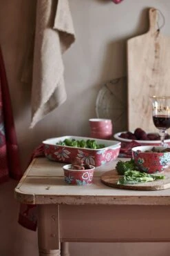 Flower Festival Bowl Dark Pink 12 Cm -Home Comprehensive-PIP Studio pip fw22 098