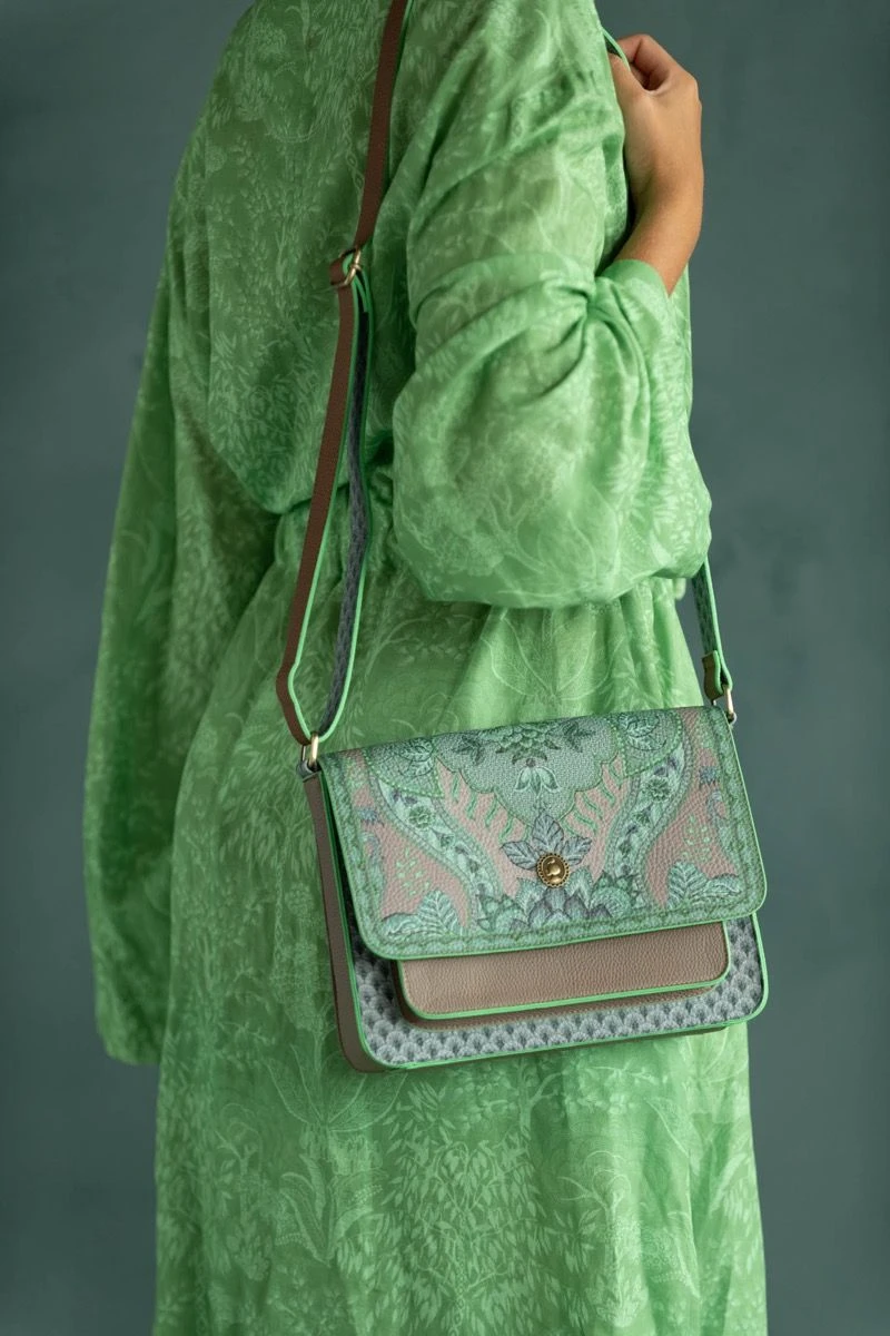 Cross Body Kyoto Festival Green 7 Cross Body Kyoto Festival Green - Image 7