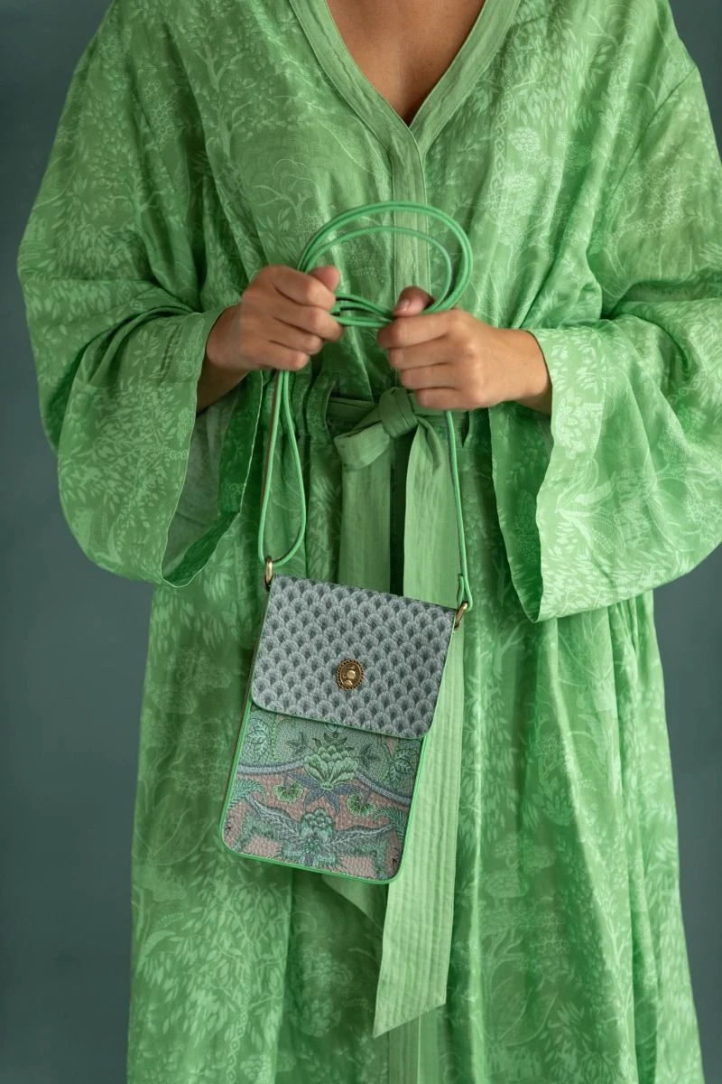 Phone Bag Kyoto Festival Green 6 Phone Bag Kyoto Festival Green - Image 6