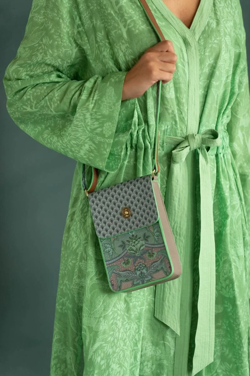 Phone Bag Kyoto Festival Green 2 Phone Bag Kyoto Festival Green - Image 2