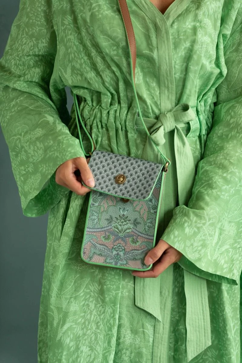 Phone Bag Kyoto Festival Green 9 Phone Bag Kyoto Festival Green - Image 9