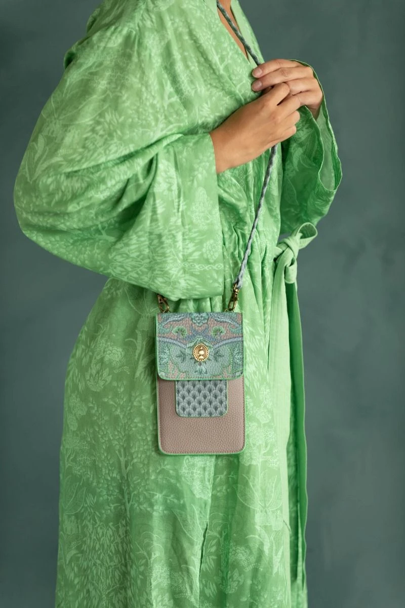 Phone Bag Kyoto Festival Green/Khaki 2 Phone Bag Kyoto Festival Green/Khaki - Image 2