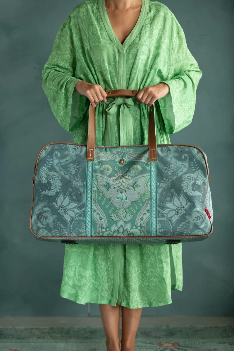 Travelbag Large Kyoto Festival Green 2 Travelbag Large Kyoto Festival Green - Image 2