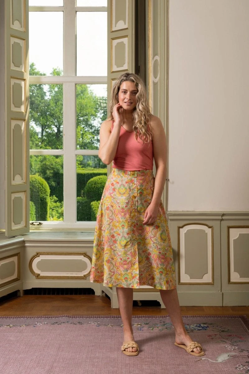 Skirt Kyoto Festival Yellow 4 Skirt Kyoto Festival Yellow - Image 4