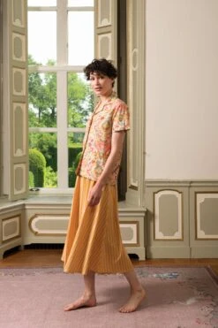 Skirt Sumo Stripe Yellow -Home Comprehensive-PIP Studio pip homewear lb 0370 lowres