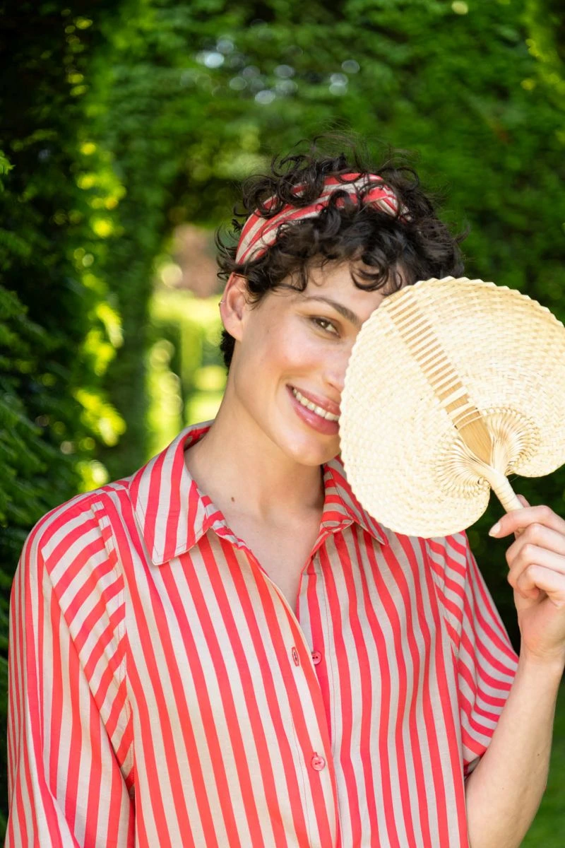 Tunic Sumo Stripe Red 2 Tunic Sumo Stripe Red - Image 2