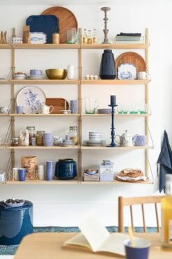 Square Tray Enamelled Blue -Home Comprehensive-PIP Studio pip 016 9