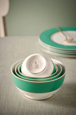 Pip Chique Bowl Green 20.5cm 6 Pip Chique Bowl Green 20.5cm -Home Comprehensive-PIP Studio pip chique green set2 014 hr lr
