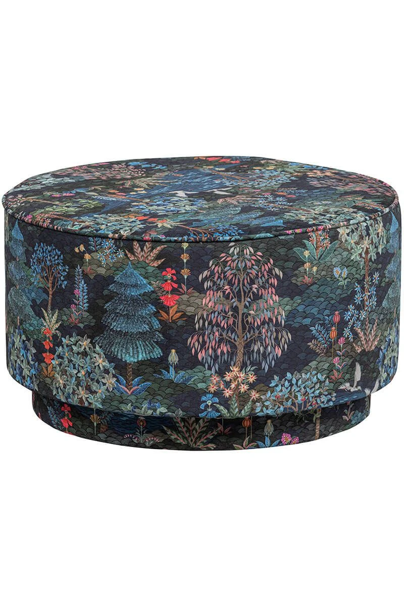 Stool Low Pip Garden Dark Blue 3 Stool Low Pip Garden Dark Blue - Image 3