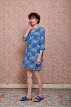 Dress Flora Firenze Cobalt Blue -Home Comprehensive-PIP Studio pip mix and match diemen82783