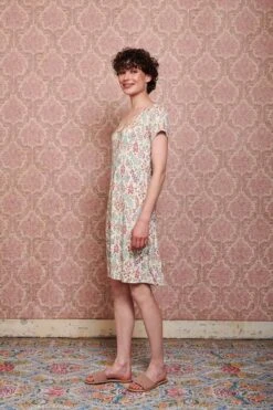 Nightdress Short Sleeve Primavera White -Home Comprehensive-PIP Studio pip mix and match diemen82981