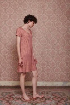 Nightdress Short Sleeve Tegola Pink -Home Comprehensive-PIP Studio pip mix and match diemen84461 1