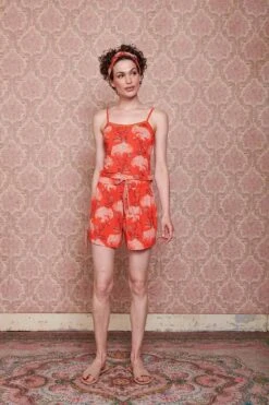 Top Sleeveless Flora Firenze Coral -Home Comprehensive-PIP Studio pip mix and match diemen84704