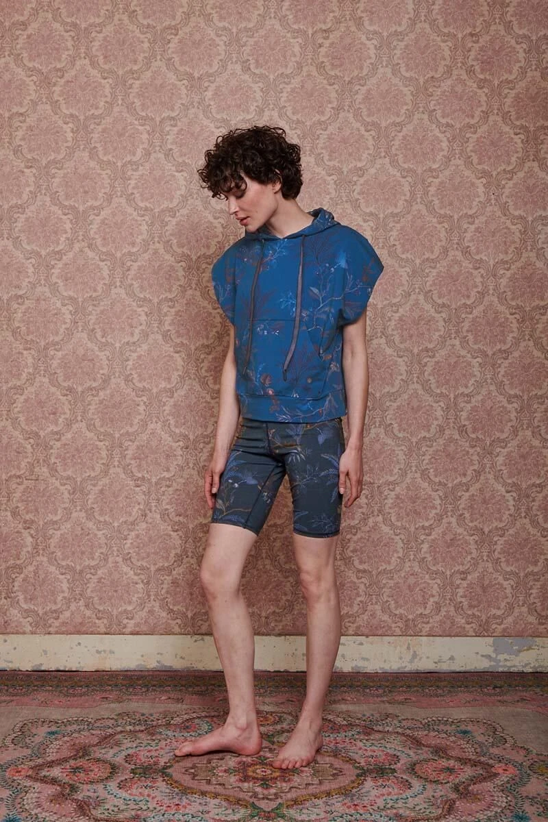 Hoodie Short Sleeve Isola Blue 6 Hoodie Short Sleeve Isola Blue - Image 6