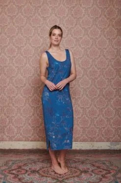 Nightdress Sleeveless Isola Blue -Home Comprehensive-PIP Studio pip mix and match diemen85935