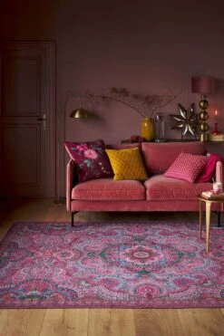 Carpet Moon Delight By Pip Dark Pink -Home Comprehensive-PIP Studio pip studio carpet 092