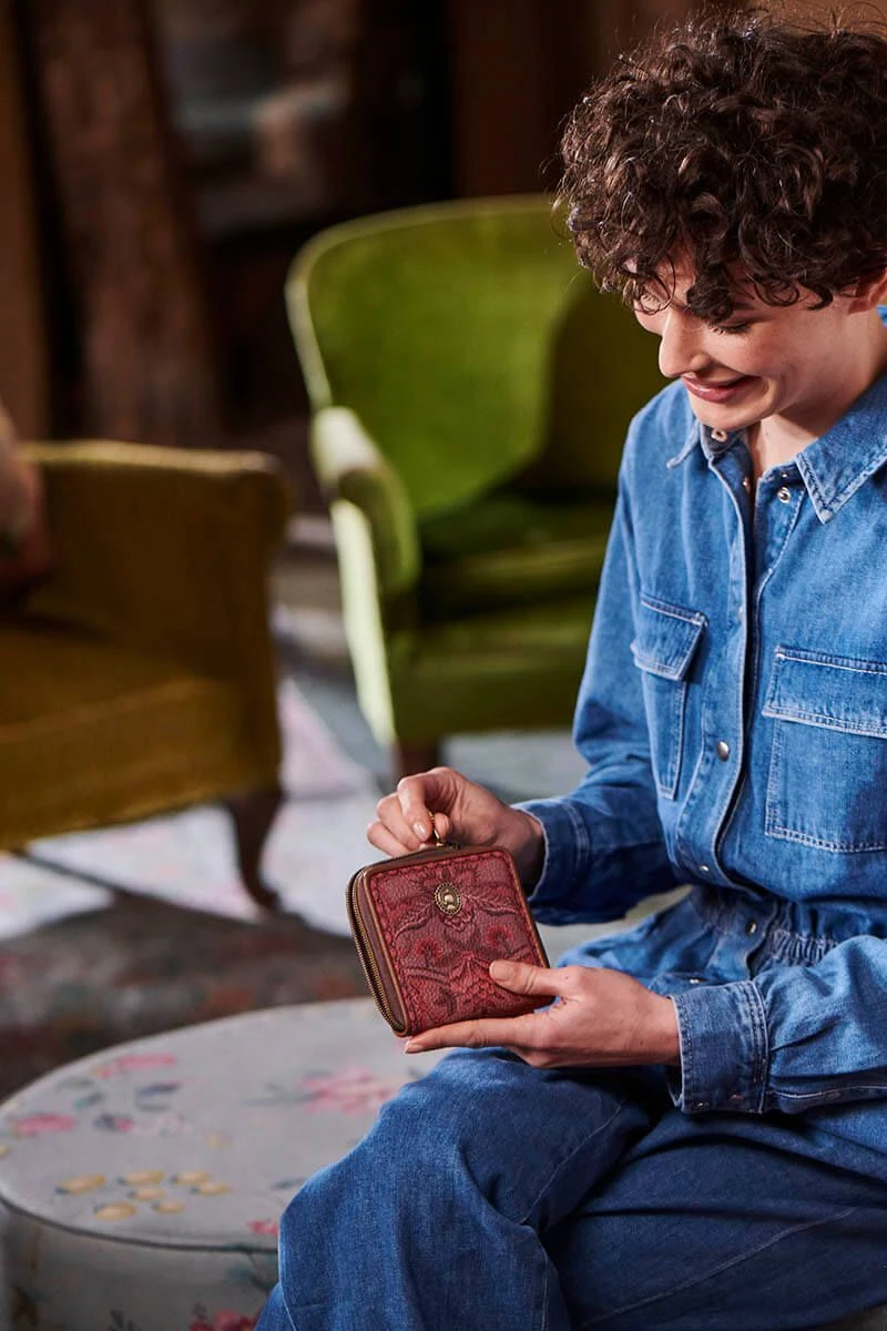 Wallet Square Kyoto Festival Dark Pink 6 Wallet Square Kyoto Festival Dark Pink - Image 6