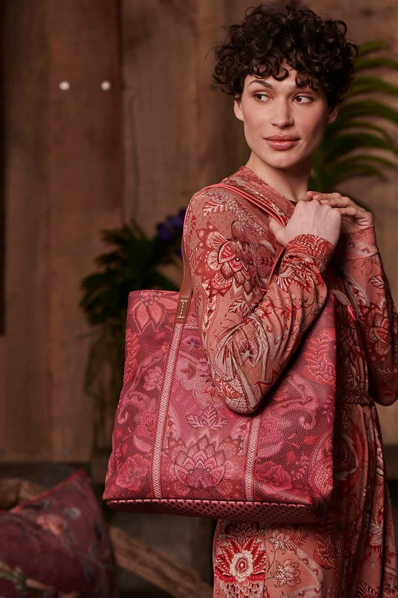 Shopper Square Kyoto Festival Dark Pink 2 Shopper Square Kyoto Festival Dark Pink - Image 2