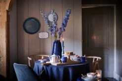 Tray Enamelled Dark Blue 50cm -Home Comprehensive-PIP Studio pip woonmaand fw23 062 lr 1