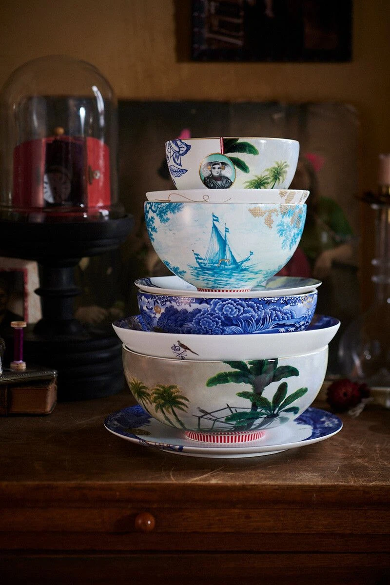 Heritage Deep Plate Palm White 18 Cm 6 Heritage Deep Plate Palm White 18 Cm - Image 6