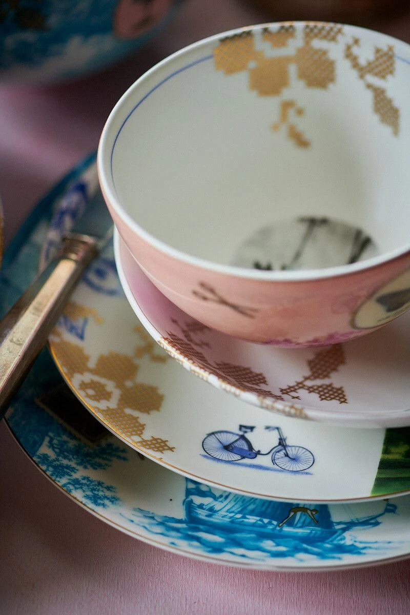 Heritage Deep Plate Palm White 18 Cm 7 Heritage Deep Plate Palm White 18 Cm - Image 7