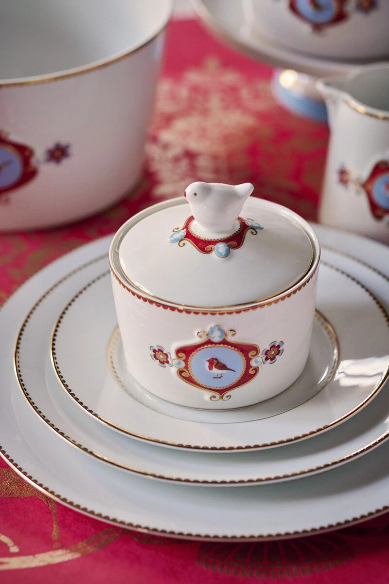 Love Birds Tea Set/3 White 5 Love Birds Tea Set/3 White - Image 5