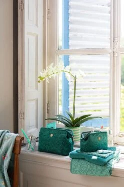 Cosmetic Purse Small Velvet Quiltey Days Green -Home Comprehensive-PIP Studio pipstudio low res 1138 1