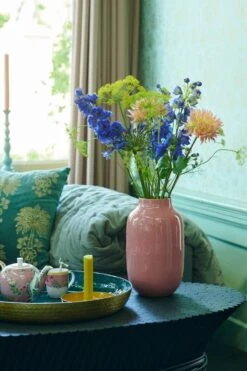 Oval Metal Vase Old Pink 30 Cm -Home Comprehensive-PIP Studio pipvaasetc260620201212