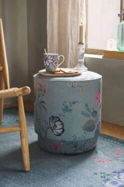 Stool High Fleur Grandeur Green