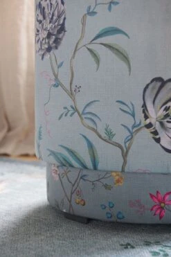 Stool High Fleur Grandeur Green -Home Comprehensive-PIP Studio poef fleurgrandeur blue 09