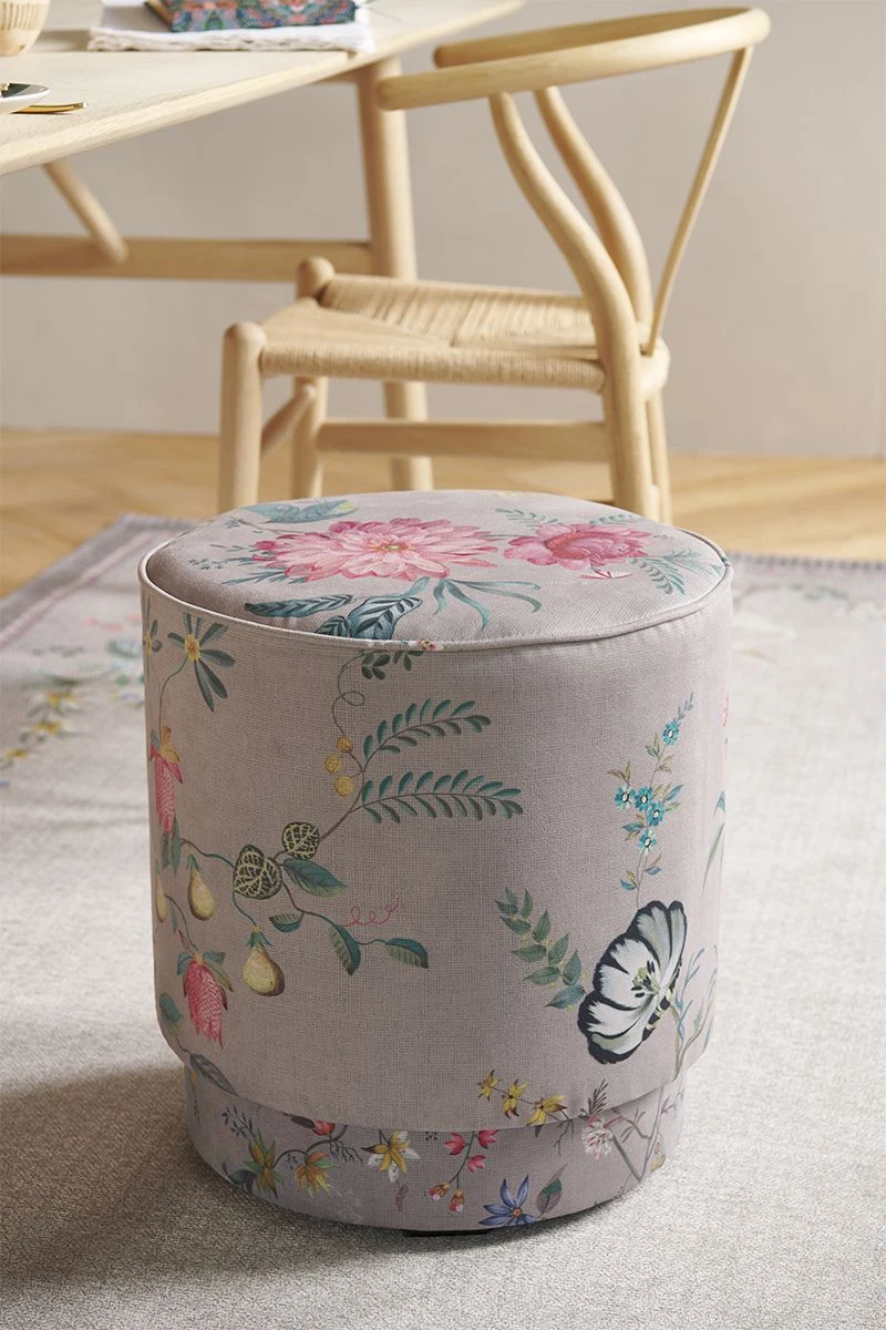 Stool High Fleur Grandeur Khaki 1 Stool High Fleur Grandeur Khaki