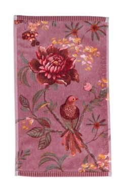 Guesttowel Set/3 Secret Garden Mauve 30x50cm 9 Guesttowel Set/3 Secret Garden Mauve 30x50cm -Home Comprehensive-PIP Studio secret garden mauve uv uv 30x50 10 topshot