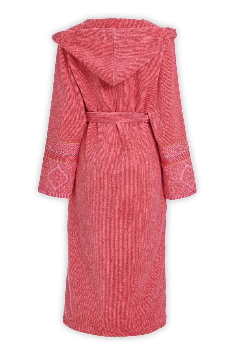 Bathrobe Soft Zellige Coral 5 Bathrobe Soft Zellige Coral - Image 5