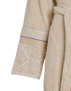 Bathrobe Soft Zellige Khaki -Home Comprehensive-PIP Studio soft zellige khaki bathrobe front pf 01