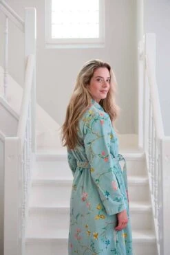Bathrobe Les Fleurs Bathrobe Blue -Home Comprehensive-PIP Studio ss23 les fleurs blue 03 mood ss23
