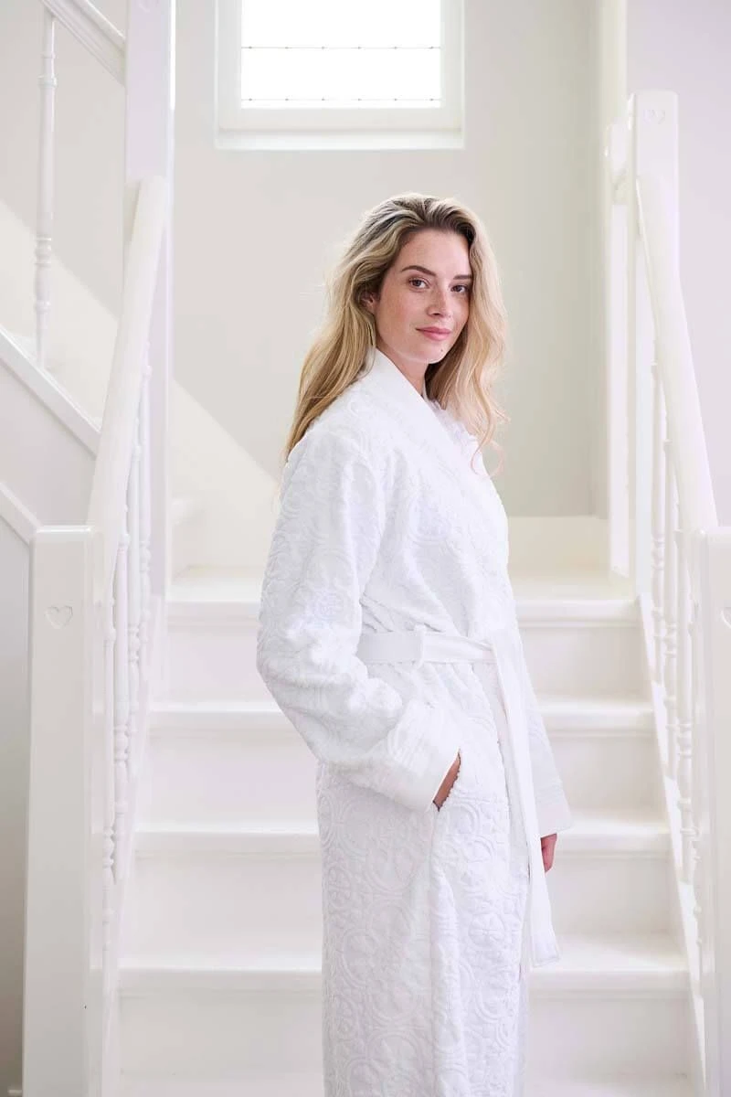 Bathrobe Mosaic De Pip White 6 Bathrobe Mosaic De Pip White - Image 6