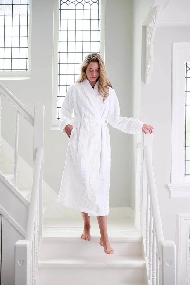 Bathrobe Mosaic De Pip White 3 Bathrobe Mosaic De Pip White - Image 3
