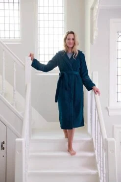Bathrobe Soft Zellige Dark Blue -Home Comprehensive-PIP Studio ss23 soft zellige dark blue 00 mood