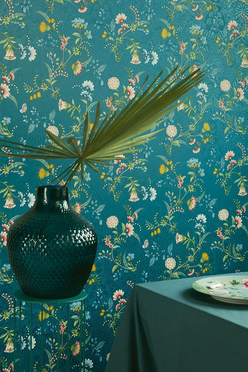 Pip Studio La Majorelle Non-Woven Wallpaper Dark Blue 1 Pip Studio La Majorelle Non-Woven Wallpaper Dark Blue