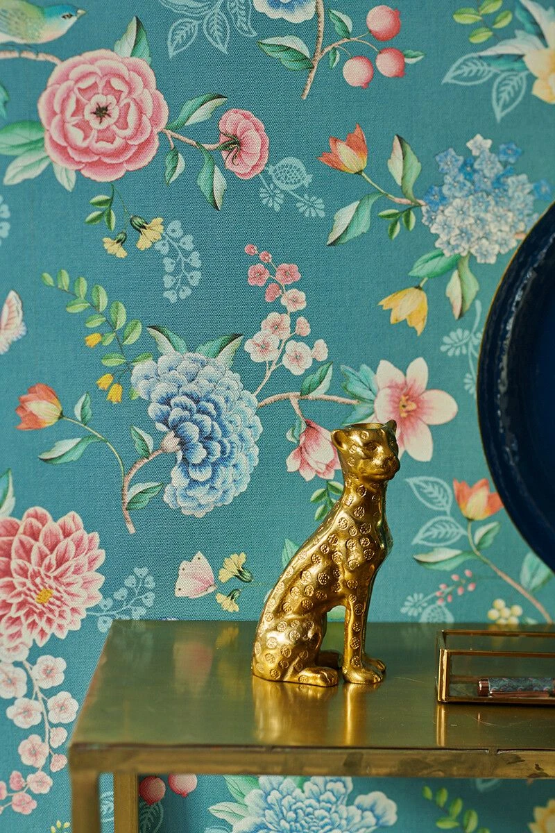 Pip Studio Good Evening Vinyl Wallpaper Petrol 1 Pip Studio Good Evening Vinyl Wallpaper Petrol