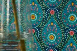 Pip Studio Raindrops Non-Woven Wallpaper Dark Blue 13 Pip Studio Raindrops Non-Woven Wallpaper Dark Blue -Home Comprehensive-PIP Studio wallpaper non woven vinyl raindrops flowers dark blue pip studio raindrops1