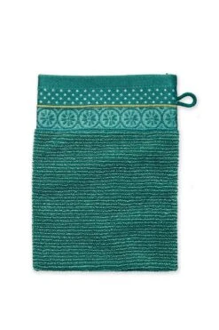 Washcloth Set/3 Soft Zellige Green 16x22 Cm 5 Washcloth Set/3 Soft Zellige Green 16x22 Cm -Home Comprehensive-PIP Studio wash cloth soft zellige green205576 1